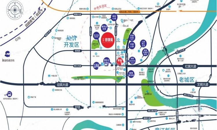 恒骄·玲珑苑交通图