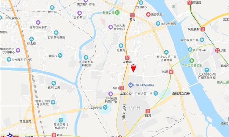 万科·理想花地·金域曦府交通图