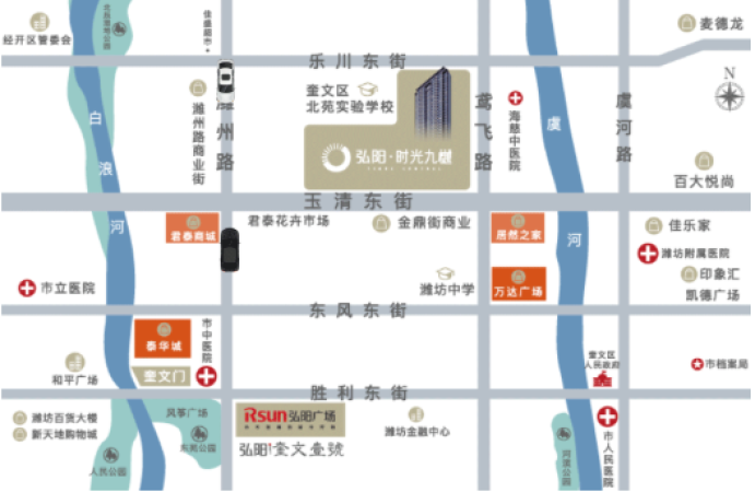 弘阳时光九樾交通图