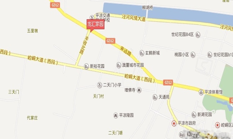 龙汇家园交通图