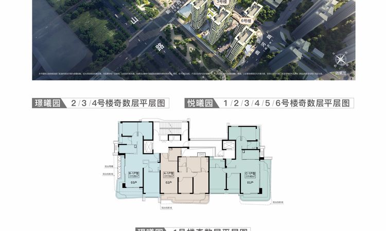 万科翠湾中城楼层平面图