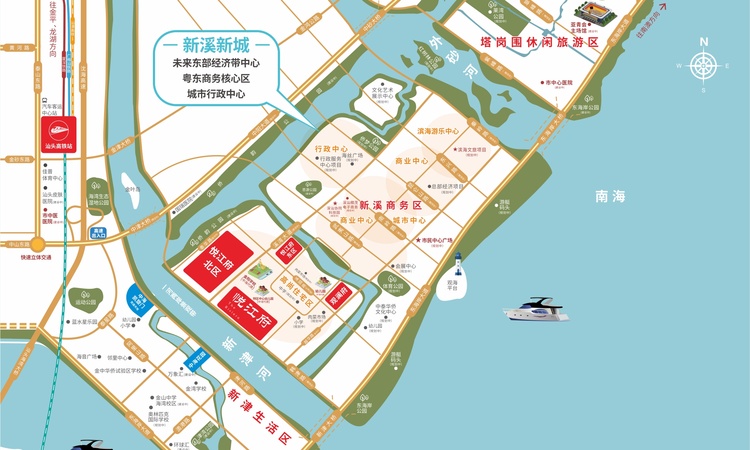悦江府北区二期交通图