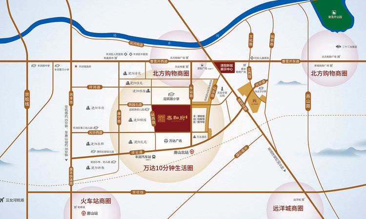 浭阳泰和府交通图