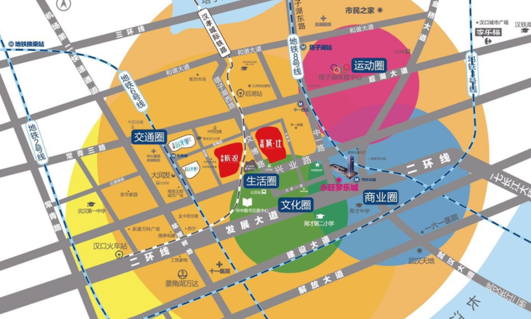 美联城观交通图