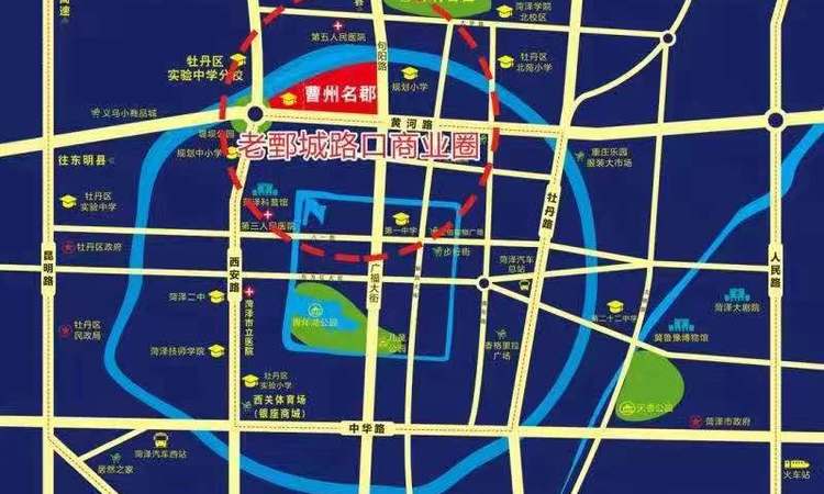 曹州名郡交通图