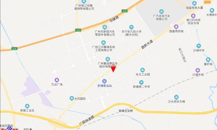 新塘奥园城市天地交通图