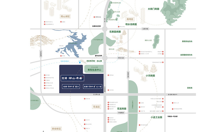 龙湖湖山原著交通图