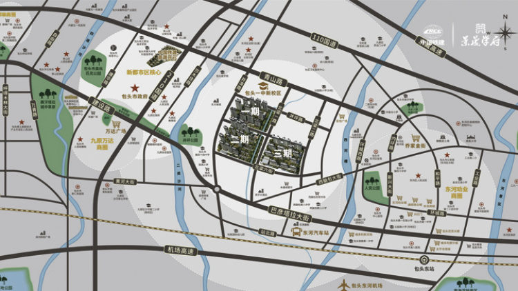 中国铁建·景晟学府交通图