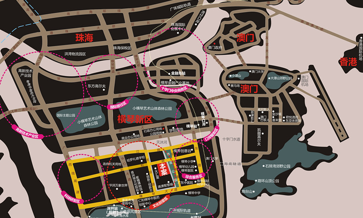 港珠澳供应链总部大厦交通图