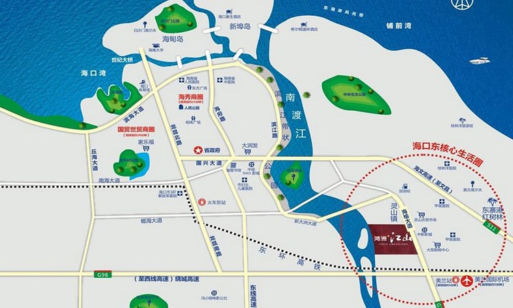 鸿洲·江山交通图