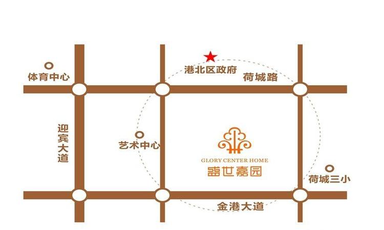 盛世嘉园交通图