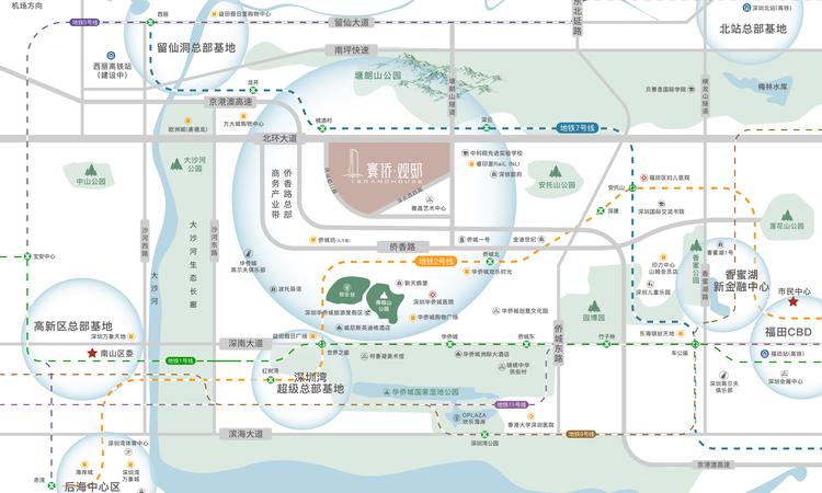 寰侨观邸交通图