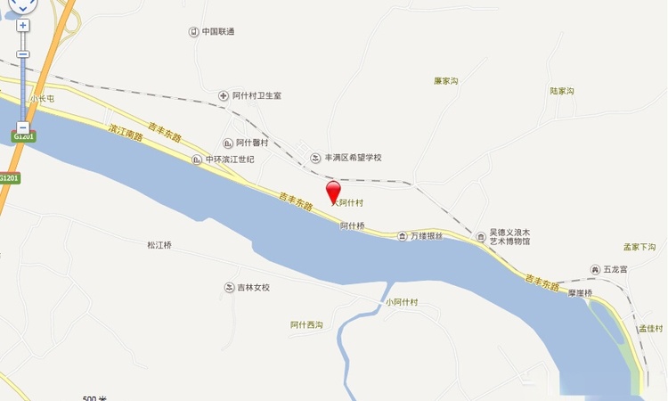 亚泰凇山湖交通图