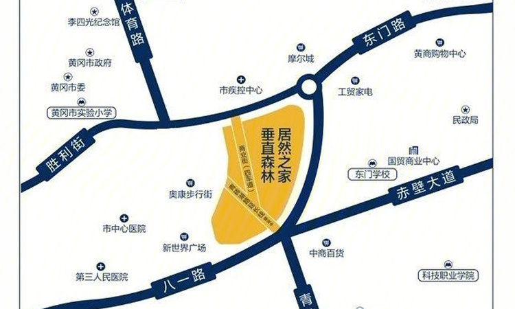 居然之家垂直森林交通图