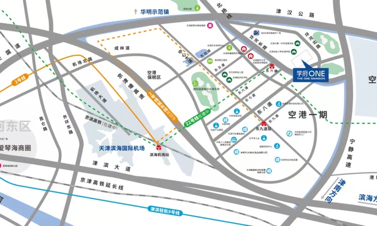 绿城桂语听蘭交通图