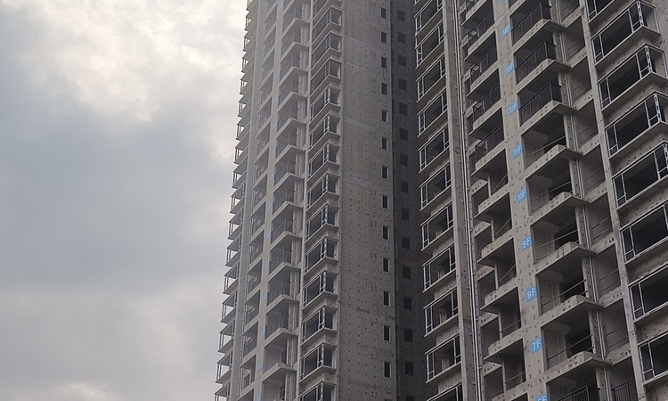 新城翡丽云境施工进度图
