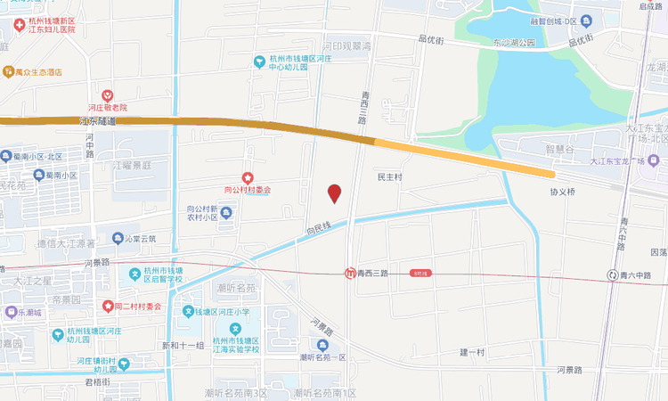 潮语观棠轩交通图