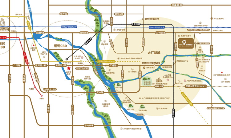 世茂城市集合交通图