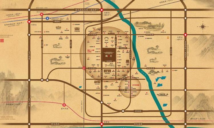 樾府交通图