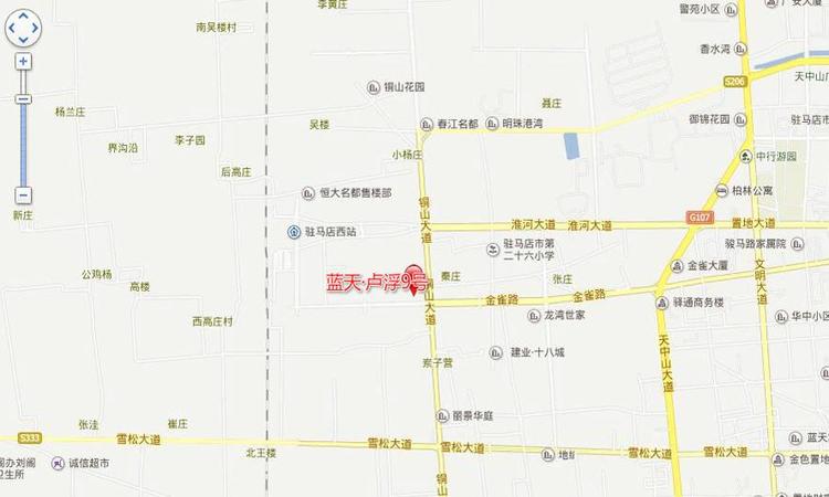 蓝天·卢浮9号交通图