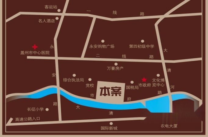 怡景湾壹号交通图
