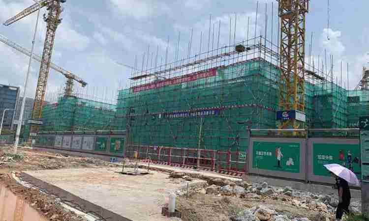 宏发万悦山施工进度图