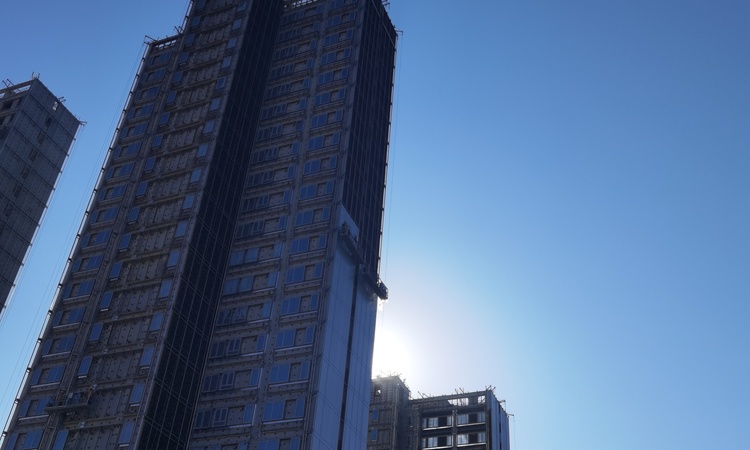 体北金茂府施工进度图