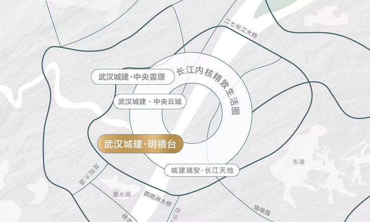 武汉城建·明镜台交通图