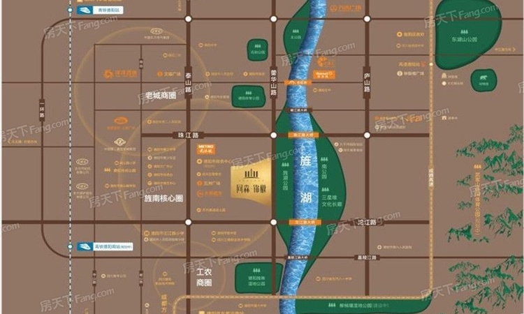 同森·锦樾1号交通图