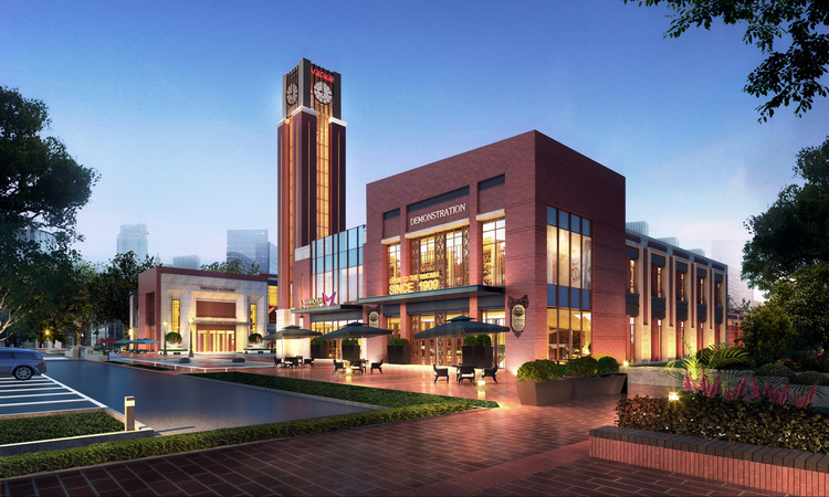 翡翠书院小区效果图