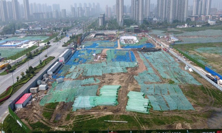 万科悦达·聚珑东方施工进度图