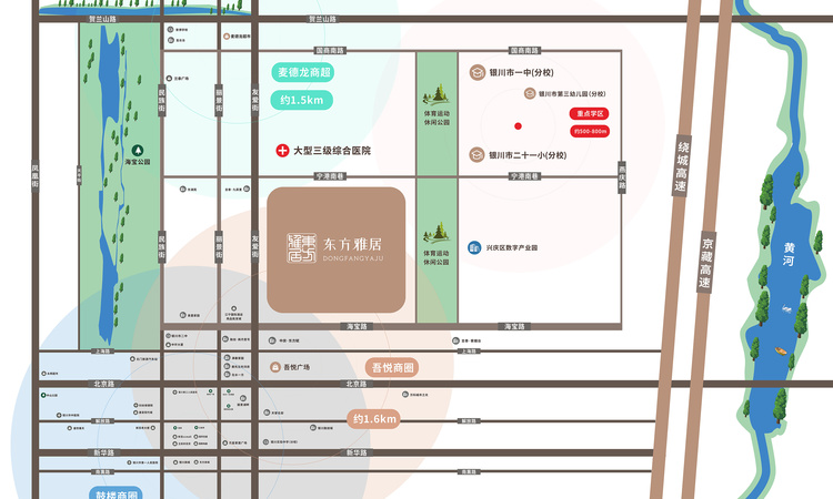 东方雅居交通图