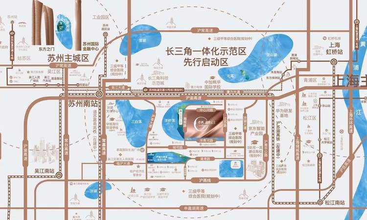 保利湖畔云上交通图