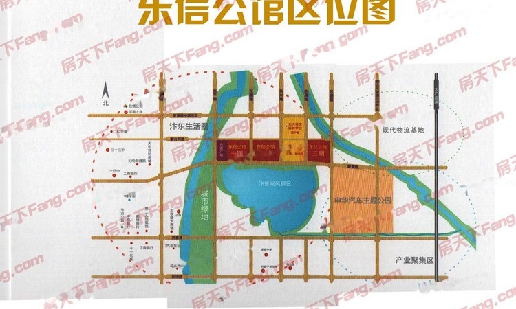 东信公馆交通图