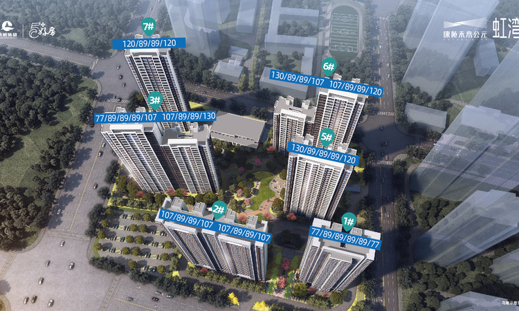 信达未来公元交通图