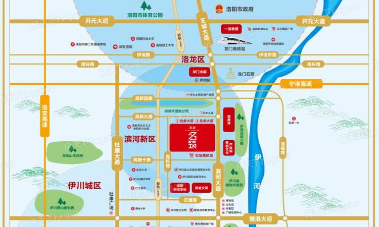 凯旋名筑交通图