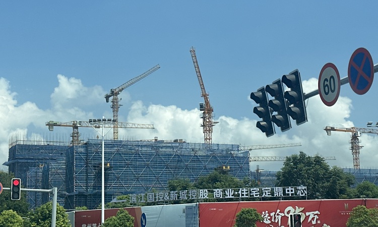 滨江悦享城施工进度图