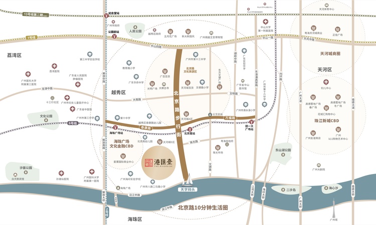 汉国置业港汇台交通图