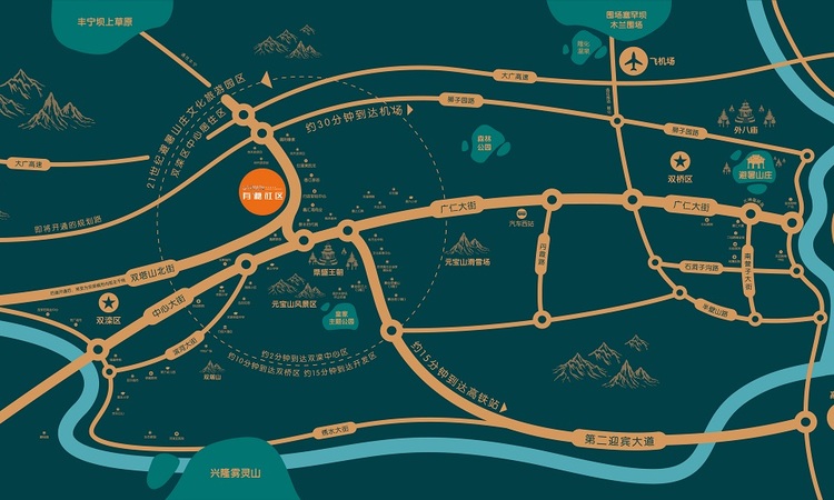 有糖社区交通图