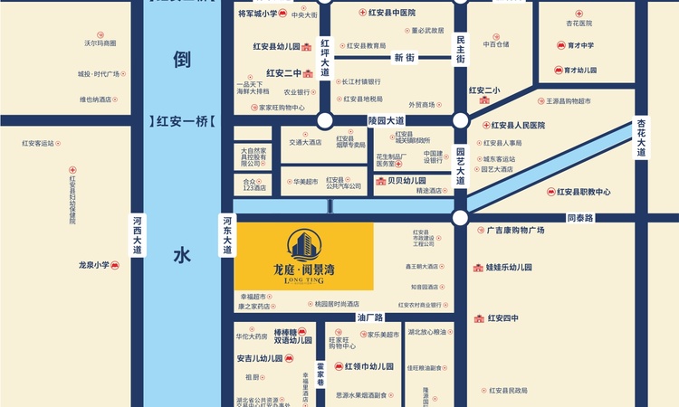 龙庭·阅景湾交通图