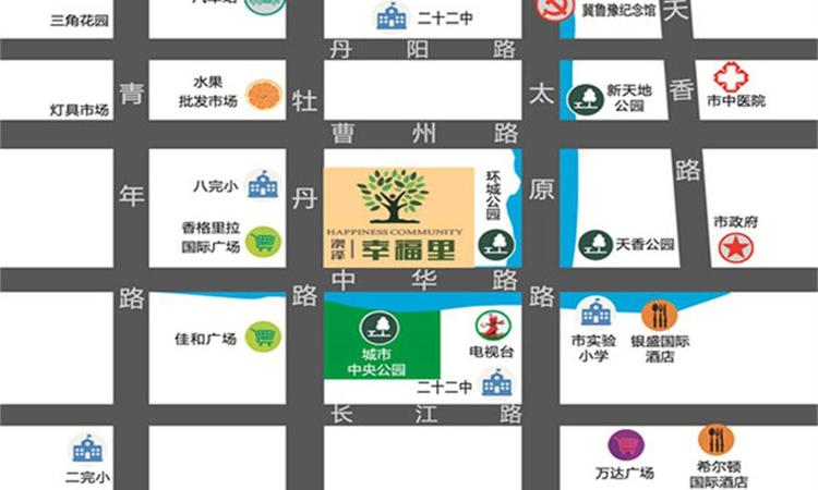 澳泽幸福里交通图