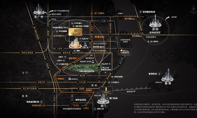 仁恒河滨花园交通图