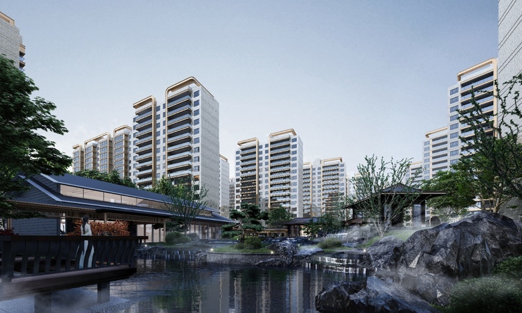 日盛滨湖悦府效果图