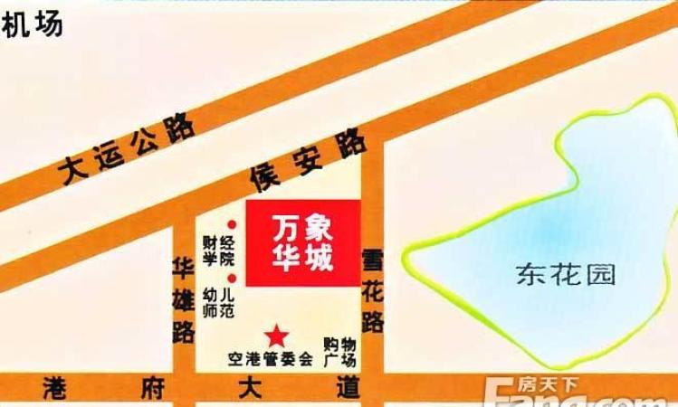 万象华城交通图