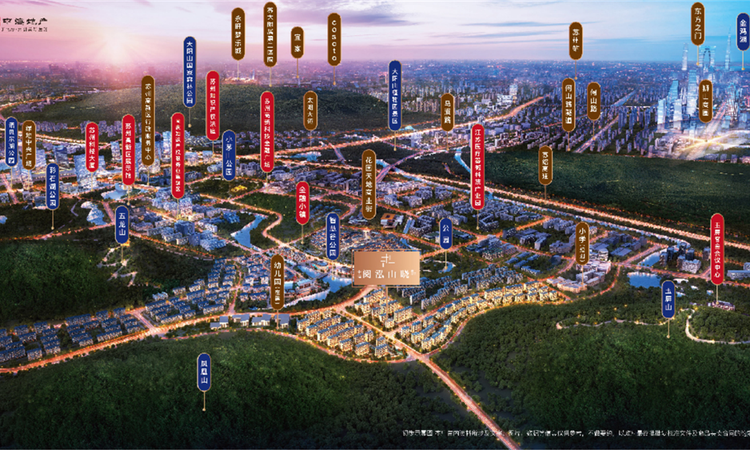 阅泓山晓周边配套图