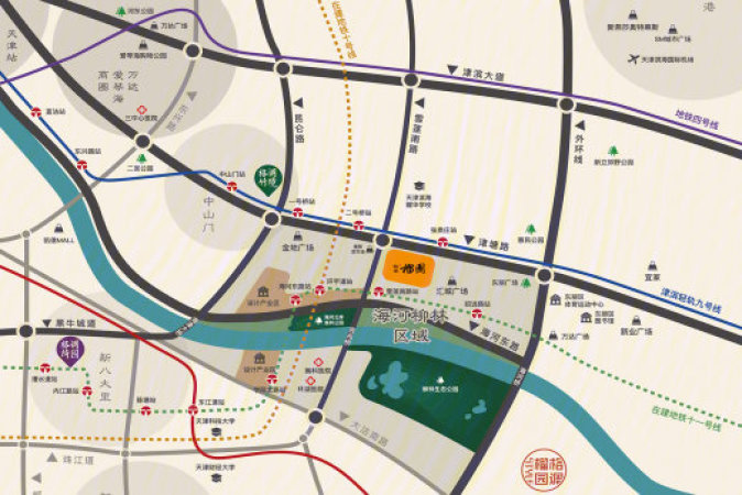 格调榴园交通图