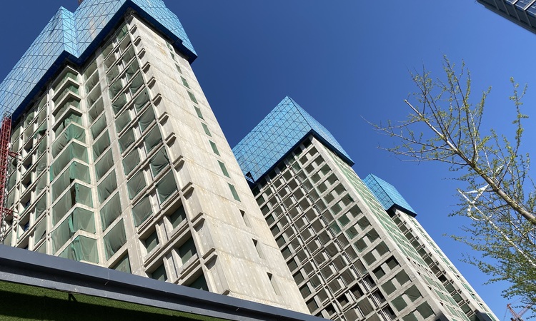 城发投•时代中心施工进度图