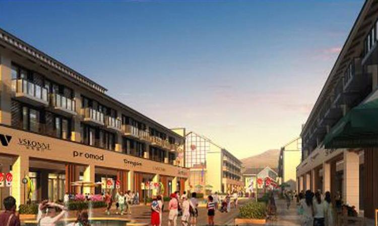 九华山茶溪小镇效果图