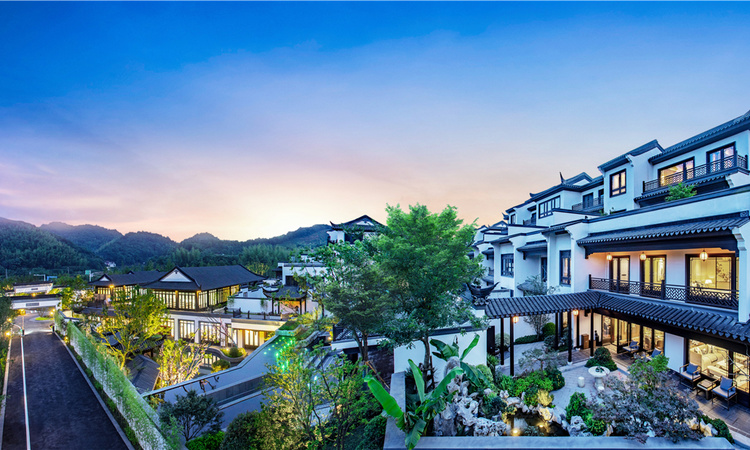 绿城桃李春风实景图