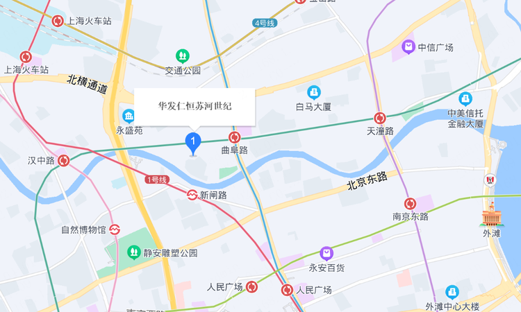 华发仁恒苏河世纪交通图
